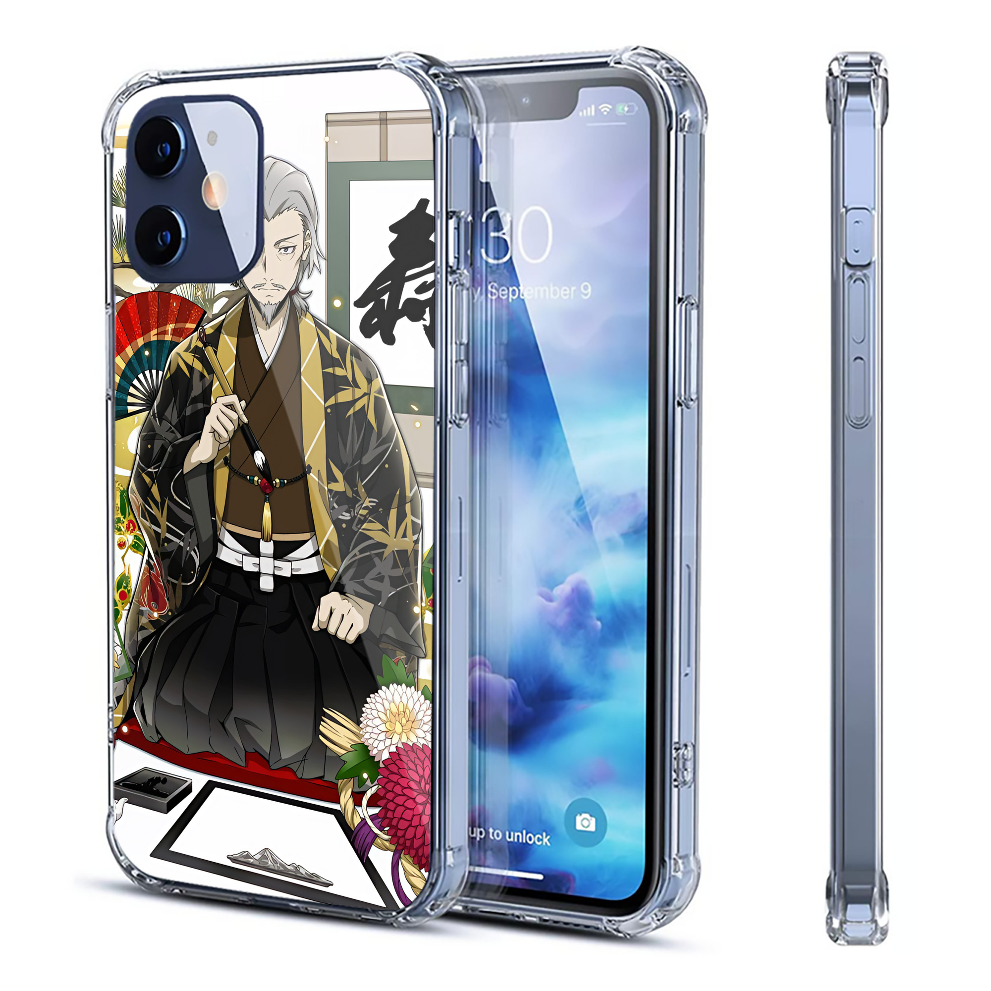 （画像用） 文豪ストレイドッグス Bungo Stray Dogs 【iPhone 12シリーズ対応】透明スマホケース（クリアソフトケース）